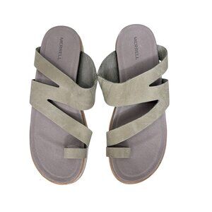 NWOT Merrell Juno Wrap Moon Slip On Soft Leather Sandals Shoes Women's Size 10